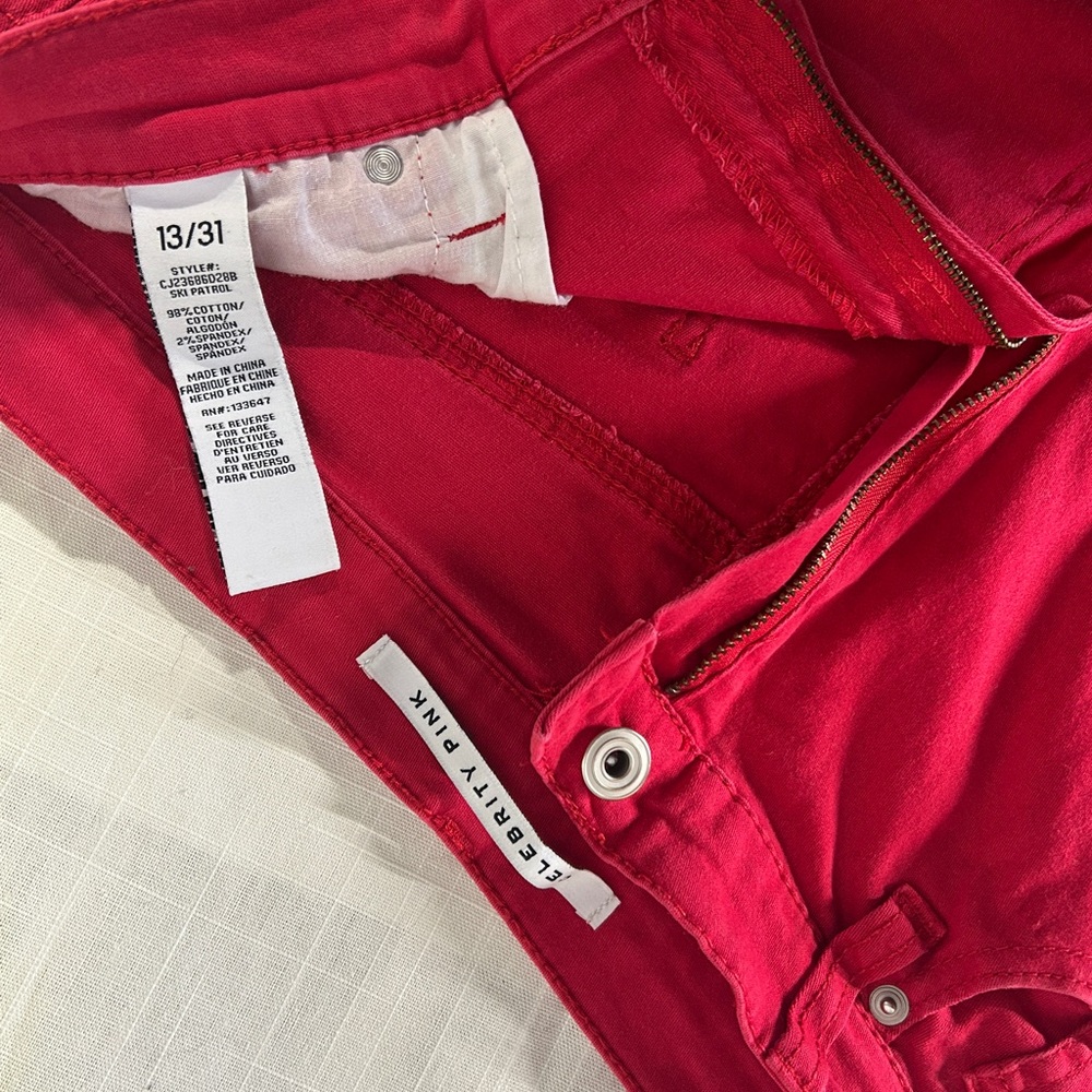 Vibrant red Women's Jeans